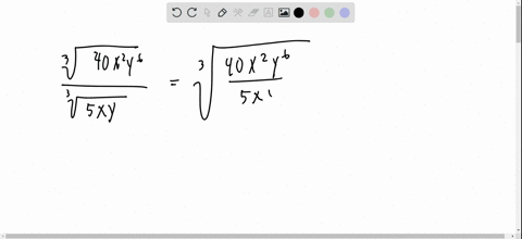 text-divide-and-simplify-fracsqrt340-x2-y6sqrt35-x-y