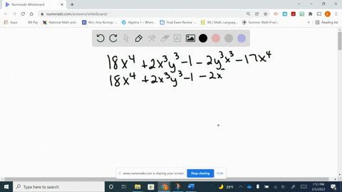 simplify-each-polynomial-by-combining-any-like-terms-see-examples-13-and-14-18-x42-x3-y3-1-2-y3-x3-1