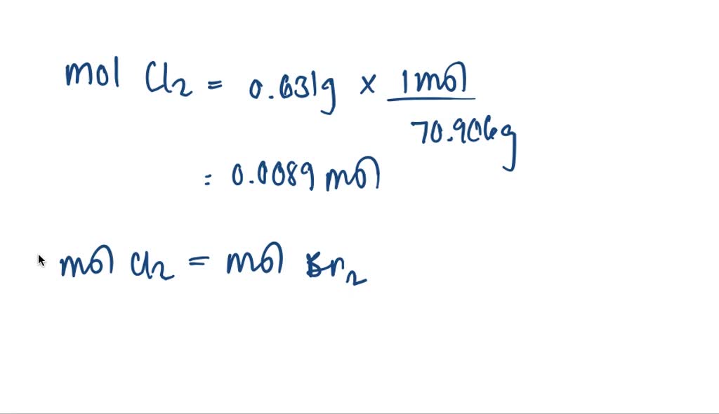 solved-gaseous-chlorine-will-displace-bromide-ion-from-an-aqueous