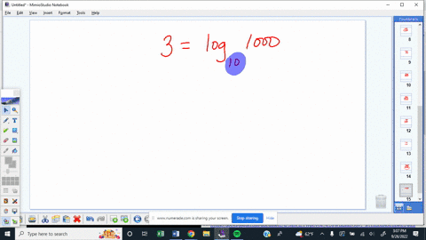 in-the-following-exercises-convert-each-logarithmic-equation-to-exponential-form-3log-_10-1000