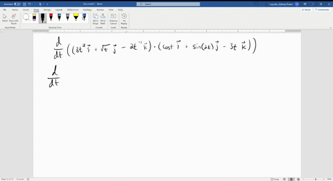 compute-the-following-derivatives-fracdd-tleftleft3-t2-mathbfisqrtt-mathbfj-2-t-1-mathbfkright-cdotc