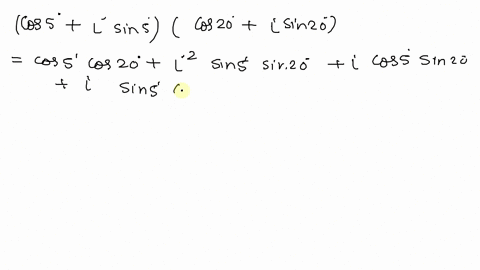 SOLVED:Perform the operation and leave the result in trigonometric form ...
