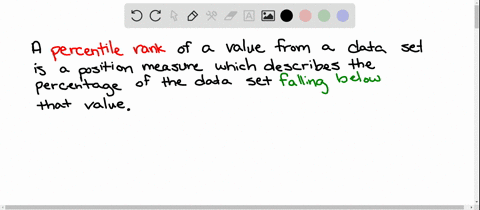 SOLVED:Define percentile rank.