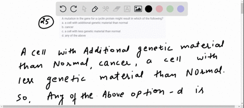 a-mutation-in-the-gene-for-a-cyclin-protein-might-result-in-which-of-the-following-a-a-cell-with-a-2