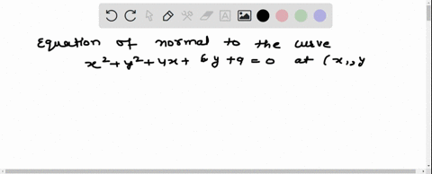 find-the-equation-of-the-normal-to-the-curve-x2y24-x6-y90-at-4-3