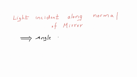 a-beam-of-light-is-incident-on-a-mirror-along-the-normal-what-is-the-angle-of-reflection-explain