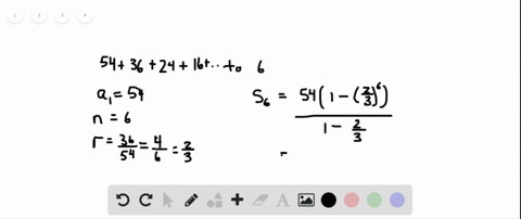 find-the-sum-of-each-geometric-series-54362416cdots-to-6-terms