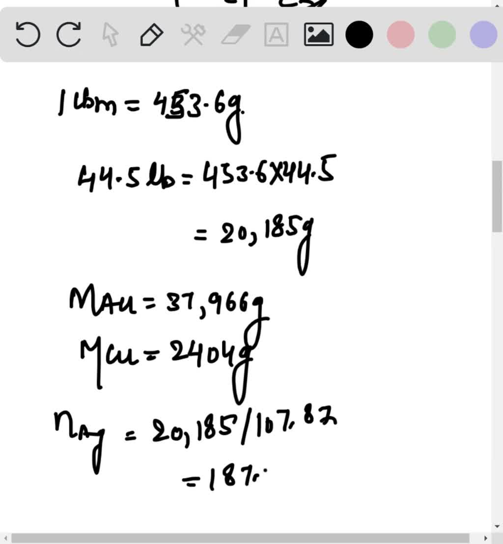 A 100-g sample of gold-silver alloy contains 40 wt % of gold. Calculate ...