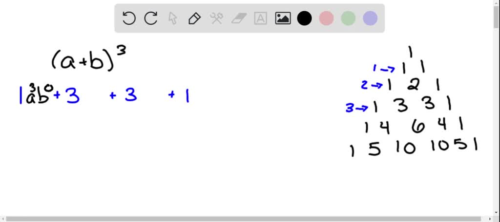 SOLVED:Expand The Binomials. Use Pascal's Triangle To Find The ...