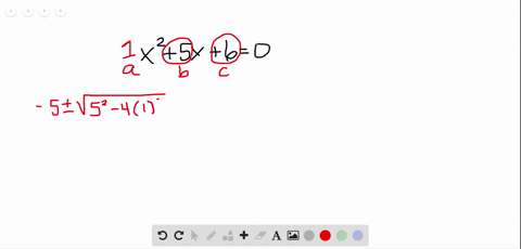 solve-each-equation-by-using-the-quadratic-formula-x25-x60