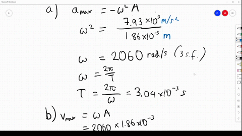 a-123-mathrmkg-particle-is-undergoing-simple-harmonic-motion-with-an-amplitude-of-186-mathrmmm-the-m