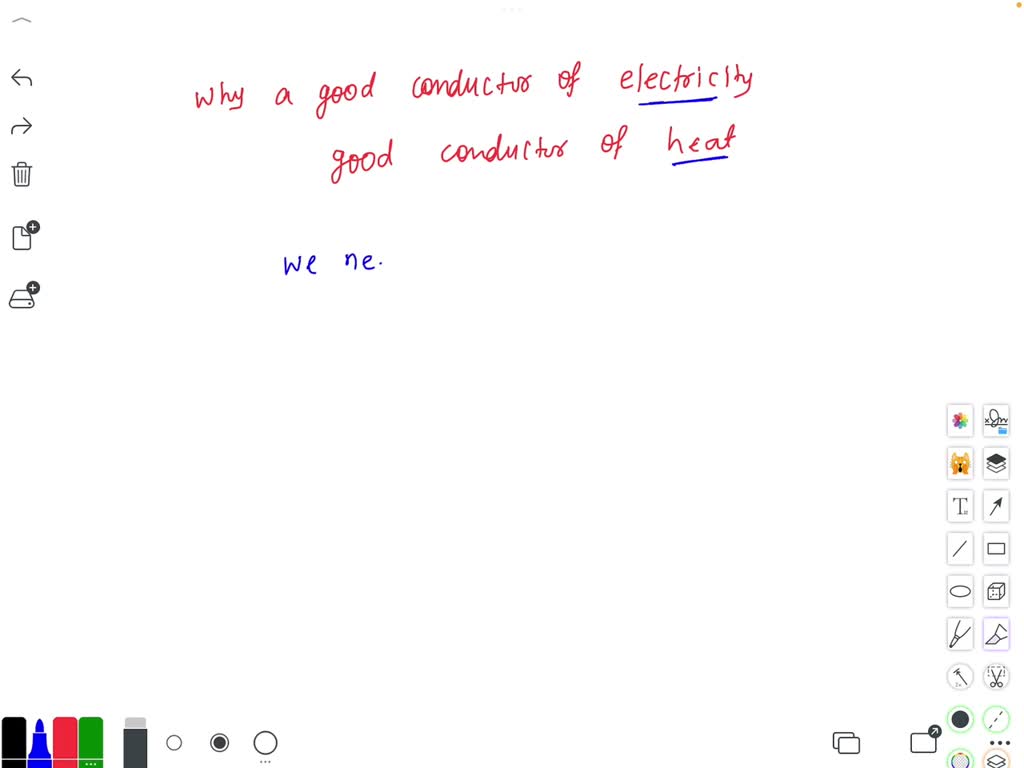 SOLVEDWhy is a good conductor of electricity also a good conductor of