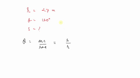 find-the-length-of-the-arc-on-a-circle-of-radius-r-intercepted-by-a-central-angle-theta-radius-r-27-