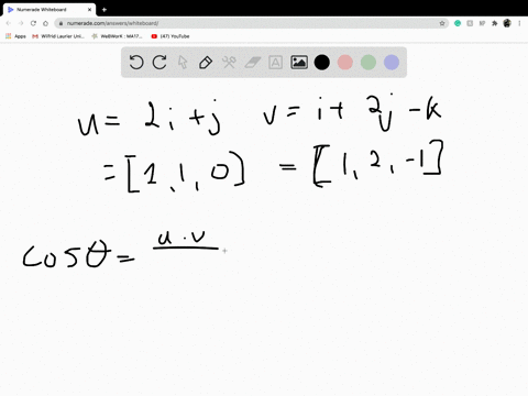find-the-angles-between-the-vectors-in-exerciscs-9-12-to-the-nearest-hundredth-of-a-radian-mathbfu2-