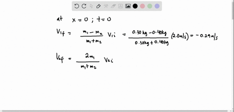particle-1-of-mass-m_1030-mathrmkg-slides-rightward-along-an-x-axis-on-a-frictionless-floor-with-a-s