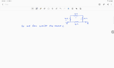 four-resistances-each-of-value-4-omega-are-connected-as-shown-in-figure-the-equivalent-resistance-be