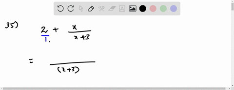 35-54-perform-the-addition-or-subtraction-and-simplify-2fracxx3
