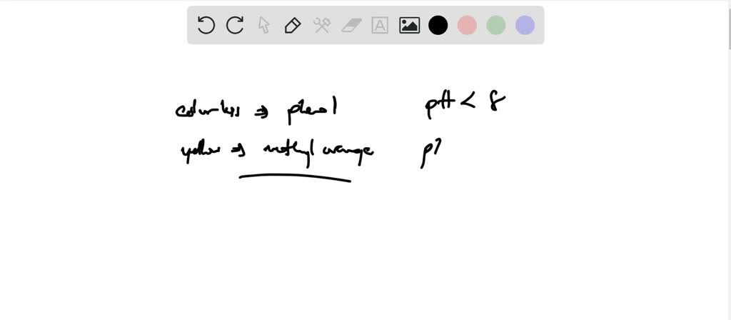 (a) Which is the stronger base-the basic form of the indicator cresol ...