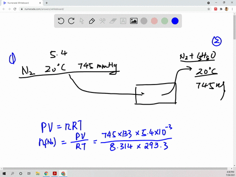 the-vapor-pressure-of-a-volatile-liquid-can-be-determined-by-slowly-bubbling-a-known-volume-of-gas-3