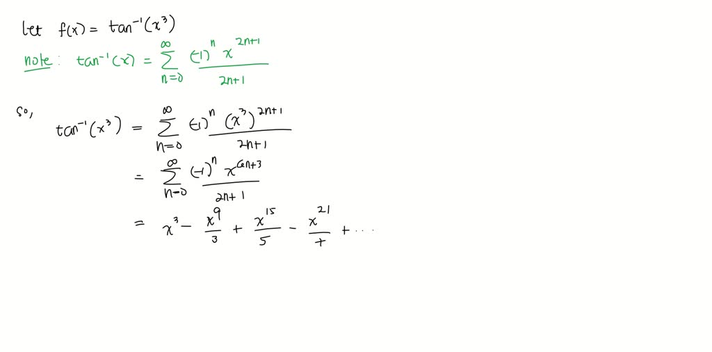 SOLVED: Determine la serie de Maclaurin de f (mediante cualquier método ...