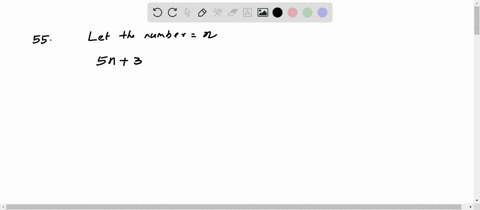 if-three-is-added-to-five-times-a-number-the-result-is-forty-three-more-than-the-number-find-the-num