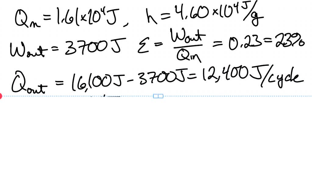 ·A Gasoline Engine. A Gasoline Engine Takes In 1.61 ×10^4 J Of Heat And ...