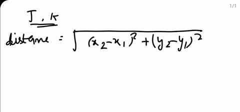 find-the-distance-between-each-pair-of-points-jleft1-frac14right-kleft-3-frac74right