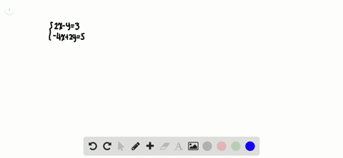 in-exercises-19-26-solve-the-system-by-elimination-beginarrayr2-x-y3-4-x2-y5endarray