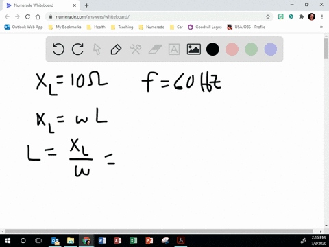 what-is-the-self-inductance-of-a-coil-whose-reactance-is-10-omega-at-60-mathrmhz