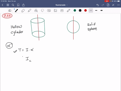 torques-of-equal-magnitude-are-applied-to-a-hollow-cylinder-and-a-solid-sphere-both-having-the-same-