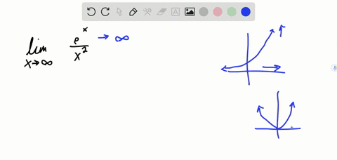 evaluate-each-limit-if-it-exists-use-lhospitals-nule-if-appropriatelim-_x-rightarrow-infty-fracexx2