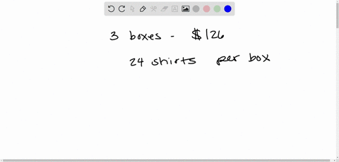 mary-purchased-3-boxes-of-t-shirts-for-a-total-of-126-if-each-box-contains-24-t-shirts-then-what-is-