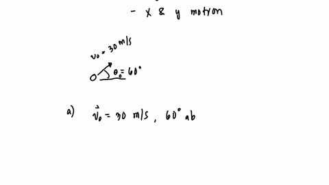 a-projectile-is-fired-from-ground-level-at-an-angle-of-60circ-above-the-horizontal-with-an-initial-s