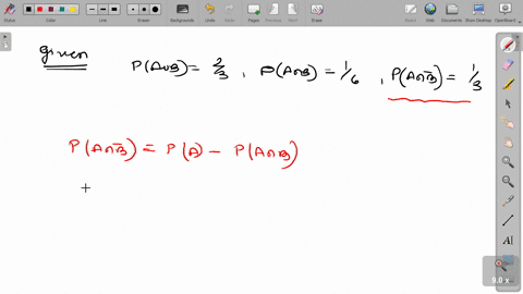 given-pa-barbfrac13-pabfrac23-find-pb-what-is-pa-if-pa-bfrac16