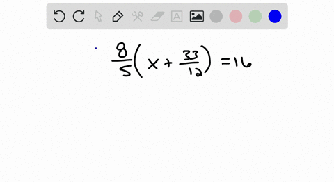 which-value-of-x-makes-the-equation-frac85leftxfrac3312right16-true-a725-b875-c1275-d1325