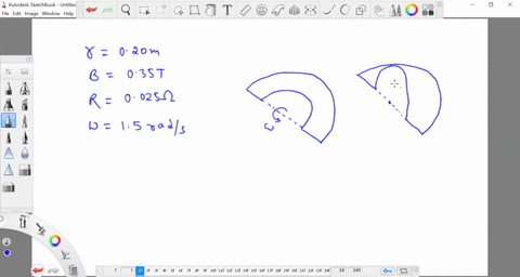 the-drawing-shows-a-coil-of-copper-wire-that-consists-of-two-semicircles-joined-by-straight-sections