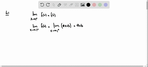 let-fxleftbeginarrayll3-x2-x-leq-1-a-xb-x1endarrayright-find-the-values-of-a-and-b-so-that-f-will-be