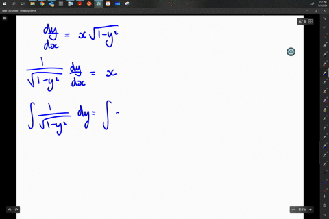 solve-the-given-differential-equation-by-separation-of-variables-fracd-yd-xx-sqrt1-y2