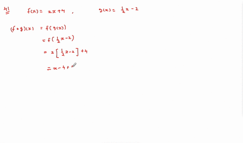 use-the-definition-of-inverses-to-determine-whether-f-and-g-are-inverses-fx2-x4-quad-gxfrac12-x-2-2