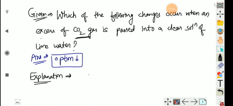 which-of-the-following-changes-occur-when-an-excess-of-mathrmco_2-gas-is-passed-into-a-clear-solut-2