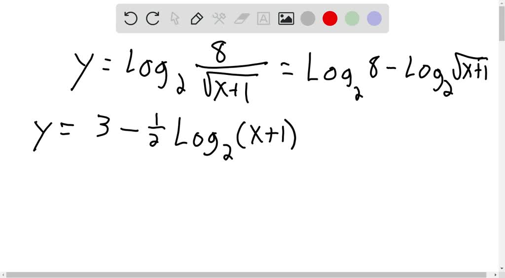 SOLVEDDerivatives of logarithmic functions Calculate the derivative of
