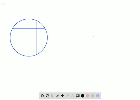 two-chords-of-a-circle-are-perpendicular-and-congruent-does-one-of-them-have-to-be-a-diameter-explai