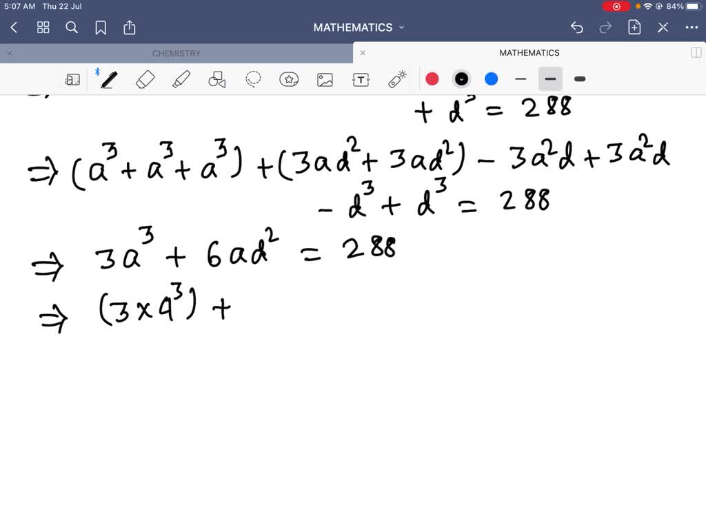 SOLVED The Sum Of Three Numbers In A P Is 12 And The Sum Of Their 