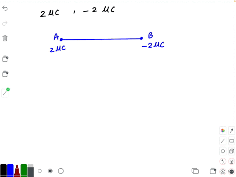 two-charges-2-mu-mathrmc-and-2-mu-mathrmc-are-placed-at-points-mathrma-and-mathrmb-6-mathrmcm-apart-