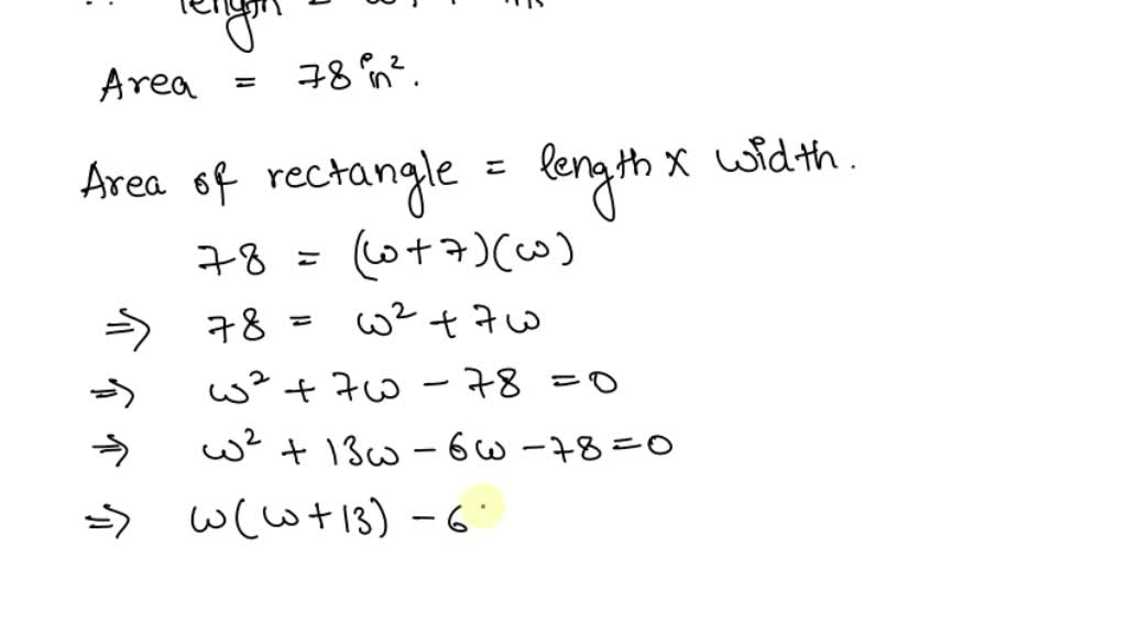 SOLVED The Length Of A Rectangular Photograph Is 7 In More Than The 