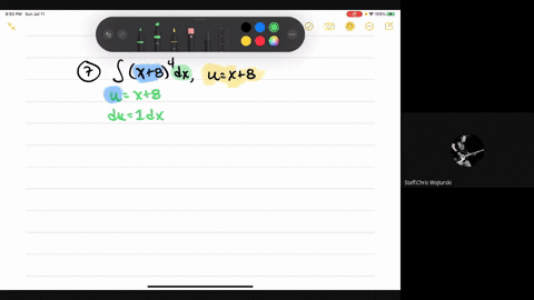 in-exercises-7-24-write-the-integral-in-terms-of-u-and-d-u-then-evaluate-intx84-d-x-quad-ux8