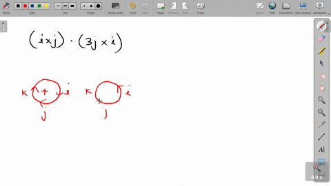 find-the-indicated-scalar-or-vector-without-using-27-or-9-mathbfi-times-mathbfj-cdot3-mathbfj-times-