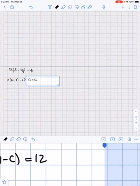 solve-the-equation-frac5-c82-frac4-c4frac37