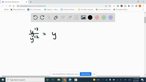 simplify-each-expression-write-the-answers-in-exponent-form-fracy13y12