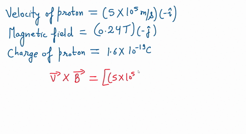 at-a-particular-instant-a-proton-is-traveling-in-the-x-direction-with-speed-5-times-105-mathrmm-math